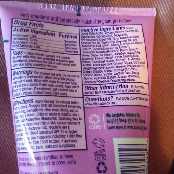 🍒3/$30 New 3pc SPF45 Alba Botanica Kids Sunscreen - Picture 4 of 6